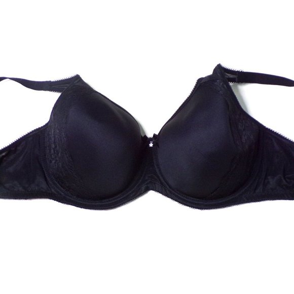 WACOAL Retro Chic Full Underwire Spacer Bra Black #853186 42DD NEW - Picture 5 of 8